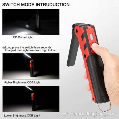 Portable Foldable COB LED Magnetic Flashlight Torch